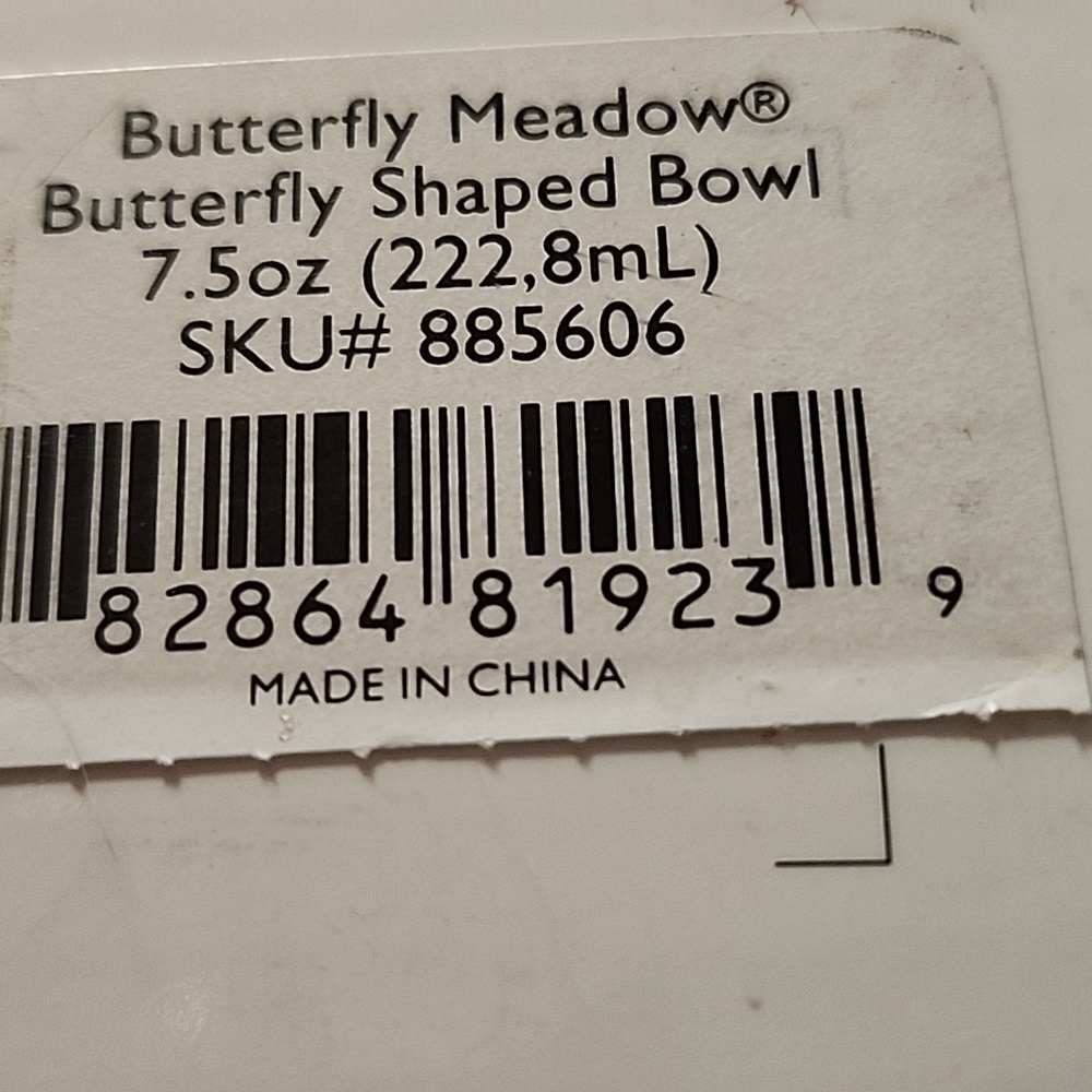 New Lenox Butterfly Meadow - Butterfly Shaped Bowl 🦋 - Picture 4 of 9
